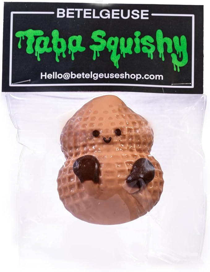 Betelgeuse Taba Squishy Kawaii Peanut; Viral Taba Squishy; Peanut Squeeze Toy; Stress Relief Toy for Kids and Adults; Fidget Toy